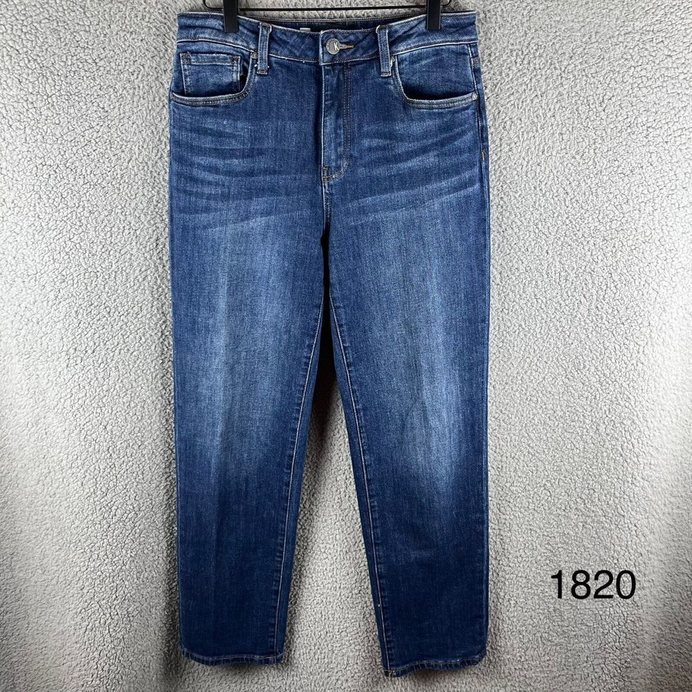 Kut From The Kloth Christine High-rise Straight Leg Blue Jeans Women's Size 6